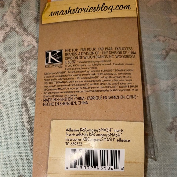 NEW K&Company Smash Adhesive Inserts for scrapbooking, 50 pc - Picture 7 of 7